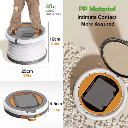 Potty Training Toilet Seat for Toddlers Baby Friendly Portable Travel Foldable