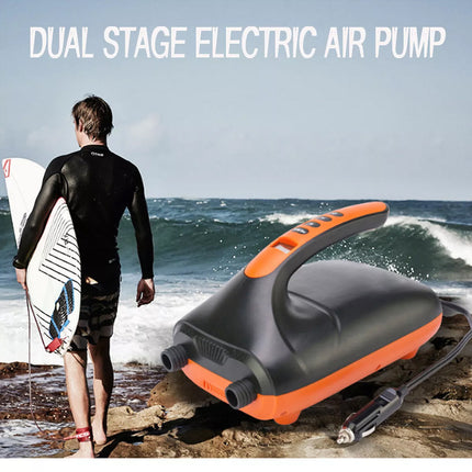 20PSI 12V Dual Stage Electric Air Pump for Inflatable Boat SUP High Pressure