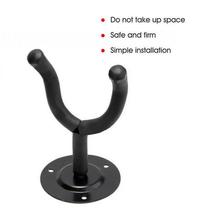 8Pcs Guitar Hanger Wall Mount Holder Hook Rack Bracket Padded Instrument Display