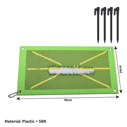 Golf Training Mat for Swing Detection Batting Golfs Aid Game Practice Training T