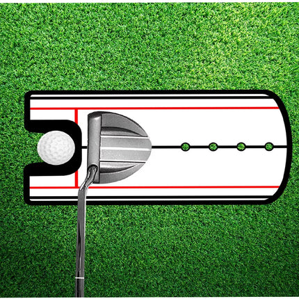 3Pcs Golf Putting Alignment Mirror Portable Practice Putting Trainer Aid