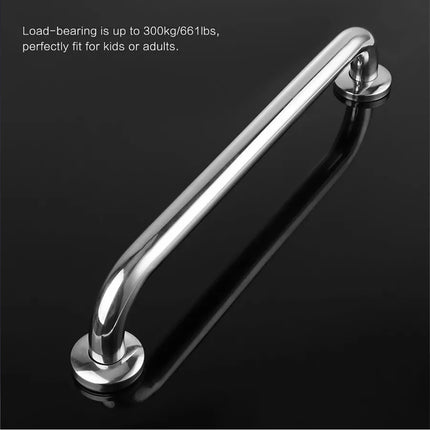 2X Bathroom Shower Wall Grab Bar Safety Grip Handle Towels Rail Stainless Steel 50cm