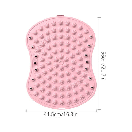Foot Massage Mat Acupressure Mat Foot Reflexology Walking Toe Plate Massage Pad Pink