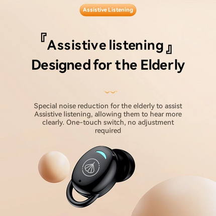 Digital Hearing Aids Mini Invisible In-Ear Headset Sound Voice Hearing Amplifier