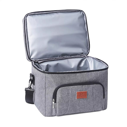 Outdoor Portable Lunch Bag Thermal Insulated Food Container Cooler Bag 10L 26x19x21CM