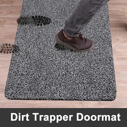 Super Absorbent Microfibre Doormat Non Slip Heavy Duty Dirt/Mud Rug Floor Carpet