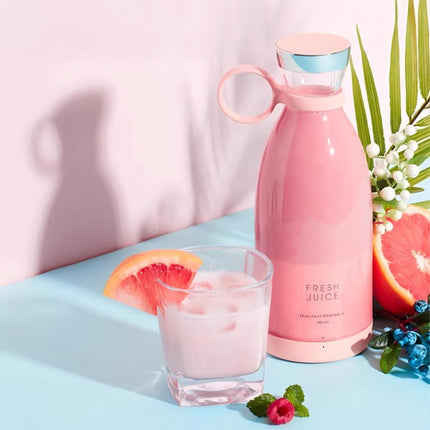 Portable Rechargeable Electric Juicer Blender Fruit Mixer Shaker Maker Bottle