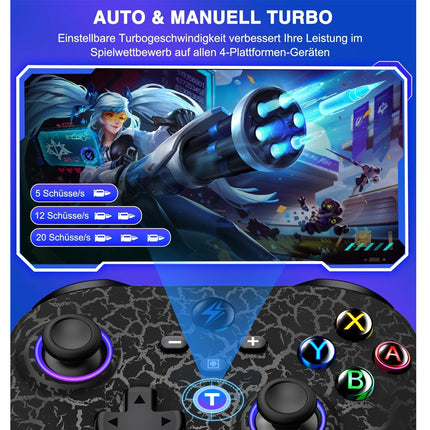 Wireless Switch Pro For Nintendo Switch/Lite/OLED,PC Controller Joystick Gamepad