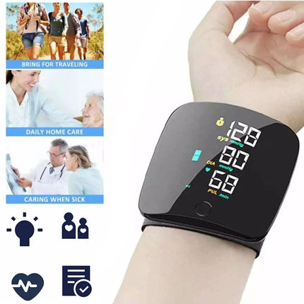 Digital Automatic Arm Blood Pressure Monitor LED Smart Voice Heart Rate Machine
