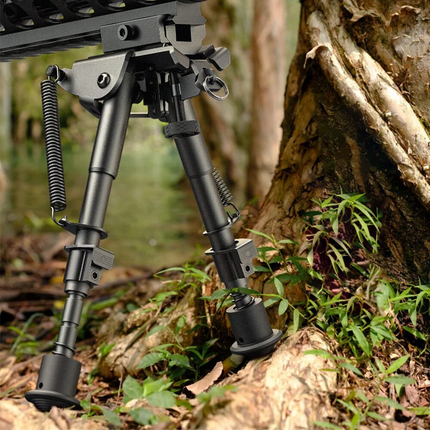 6-9 Inch Foldable Sniper Hunting Rifle Bipod Sling Swivel Shooting Gun Mount