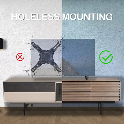 2x TV Stands For 32-55'' TVs Stable Support Easy Installation Durable Reliable
