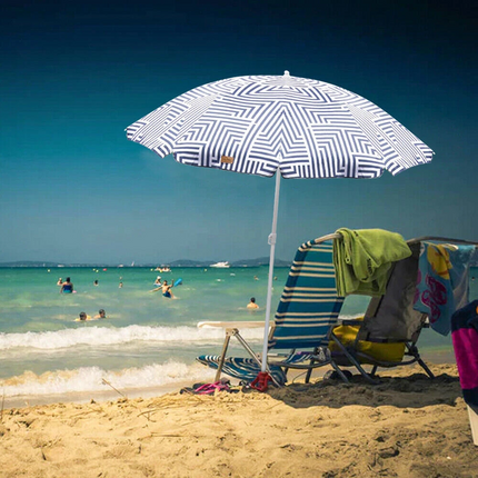 Outdoor Beach Umbrella 1.8m Sun Shade Awning w/Carry Bag Tilt Pool Home Garden