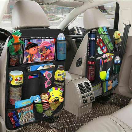 2PCS Car Seat Back Organiser Multi Pocket Storage Bag Pouch Holder Interior Tidy