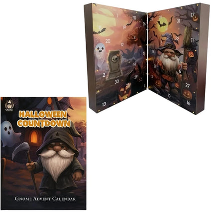 Halloween Gnome Advent Calendar with 31 Gnome Plush Toy Gonk Countdown Calendar A 24 Days(24 Gnomes)