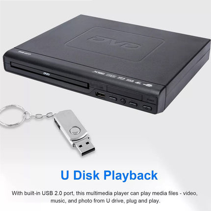 HD DVD Player CD Movie Composite Video Multi Region With Remote RCA HDMI Cable