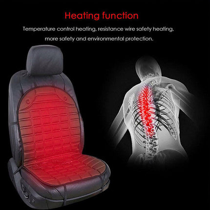 Heated Car Auto Seat Warmer Cushion Cover 12V Universal Winter Heated Seat Pad