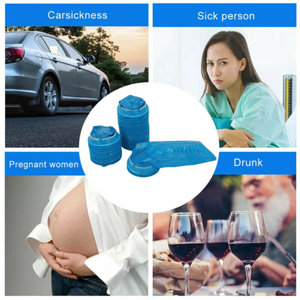 Disposable Vomit Bags Sickness Travel Plane Motion Car Bus Sea Sick Sealable 50X