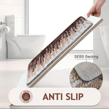 Luxury Bath Rug Mat Bathroom Set Non-Slip Plush Carpet Extra Soft and Absorbent