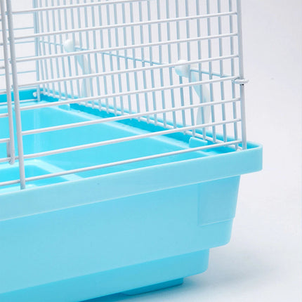 Compact Home Habitat Small Pet Cage Easy to Clean (Blue)