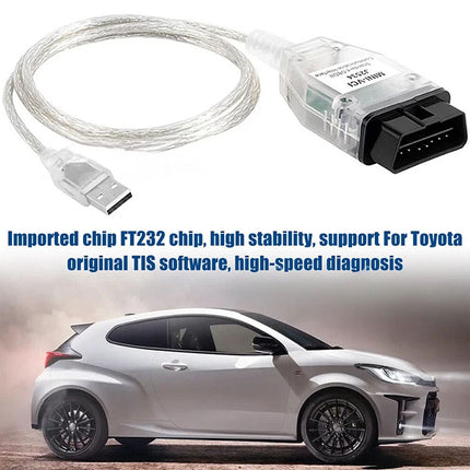 Mini VCI TIS Techstream V18.00.008 TIS J2534 For Toyota Inspection Cable