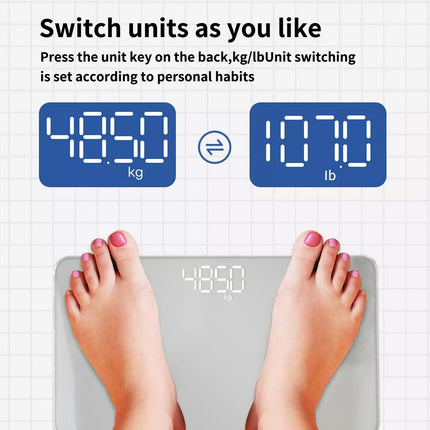 Bathroom Scale Small Portable Body Weight Scales Digital Mirror Scale Mini Scale