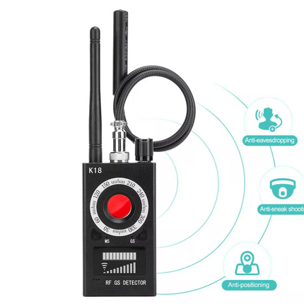 K18 RF Signal detector Anti-spy Detector Camera GSM Audio Bug Finder GPS Scanner