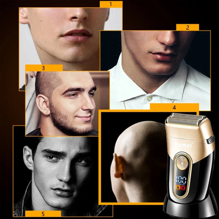 Cordless Foil Shaver Electric USB Rechargeable Wet/Dry Shaver Razor For Men Gift