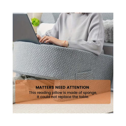 Reading Pillow Lap Desk Arm Rest Support Pad Table for Gaming Working Bed Sofa