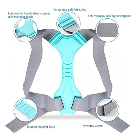 Posture Clavicle Back Support Corrector Back Straight Shoulders Brace Strap