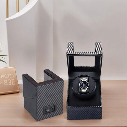 Single Automatic Watch Winder Storage Display Case Box With Silent Xmas Gift AU