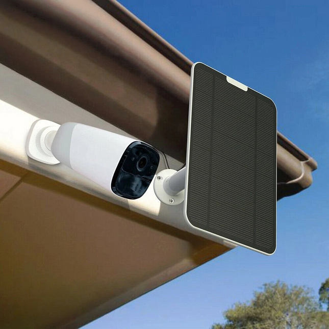 4W Solar Panels for Eufy Eufycam Cam E/2C/E/2 Pro Wall Mount With 3M Power Cable
