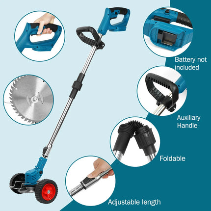 Cordless Electric Grass String Trimmer Lawn  Brush Mower Whipper Snipper