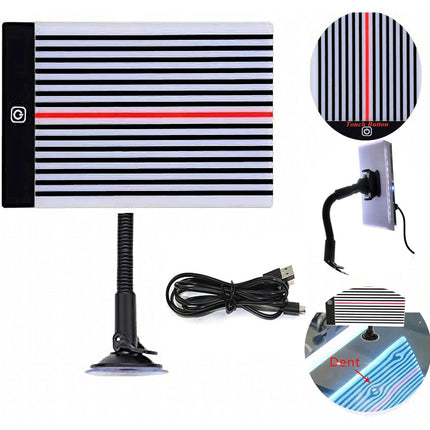 Paintless Dent Repair Removal Tool Checking Reflector Line Board With LED Light