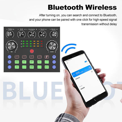 Home Studio Recording Kit Podcast Music Mixer Equipment Condenser Microphone Set