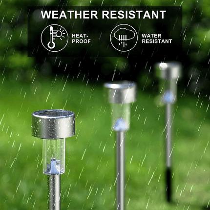 20PCS Garden Solar Lights Led Lawn Outdoor Ground Garden Path Light Waterproof