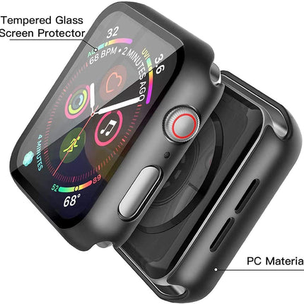 2pcs Apple Watch IWatch Screen Protector Case Full Cover Pink