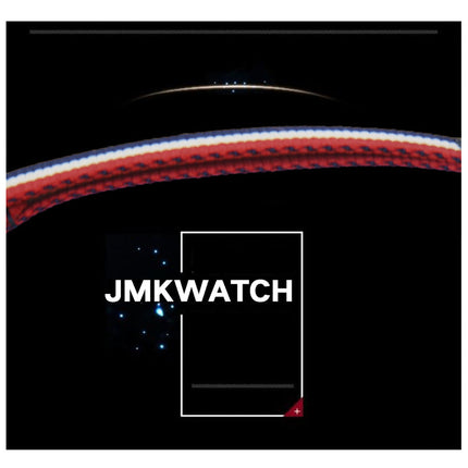 Breathable Watch Straps for NATO Style Wristwatches Band Black&Red