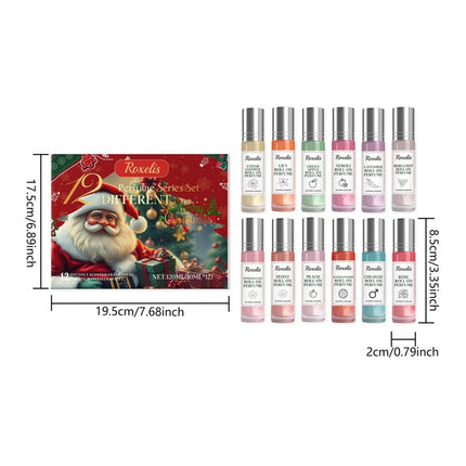 Christmas Perfume Set Advent Calendar 12Pcs Perfume Women Christmas Gift