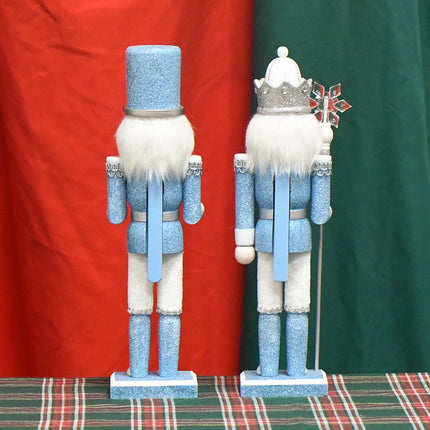 Wooden Nutcracker Soldier Gift Christmas Ornaments Xmas Party Decor 30cm