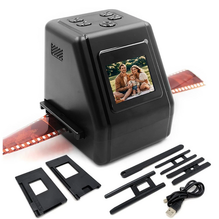 Film Scanner 35mm 110 Slide Negative Converter Photo Digital Image Viewer 2" LCD