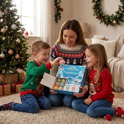 Christmas Squishies Advent Calendar 2026 Countdown Calendar, 24 Squish Toys