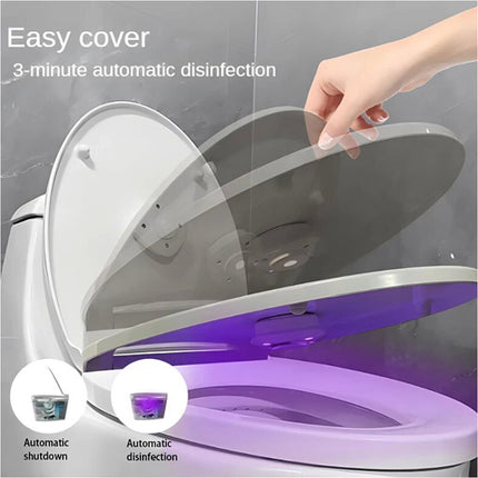 Sensor Activated UV Sterilisation USB Rechargeable Toilet Seat Light Fixture