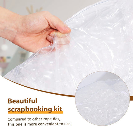 150L Clear Stuffed Animal Bean Bag Chair Cover Plush Toys Storage Organizing