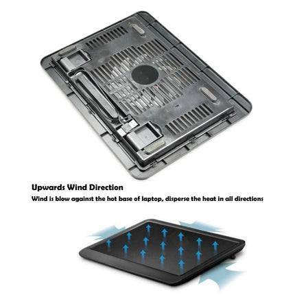 Adjustable Height Laptop Cooling Pad Metal Mesh Heat Dissipation Stand