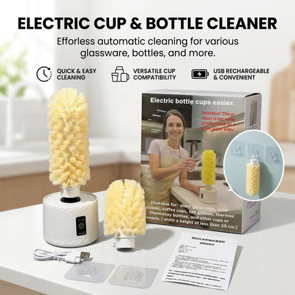 Sink Bottles Brush Washers Electric Cup Scrubber Glass Cleaner Kitchen Cleaning