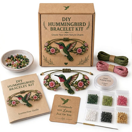 Animal Beaded Jewelry Craft Supplies DIY Bracelet Kit Gift Giving Bird