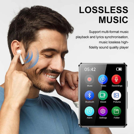 128GB Sport Portable Bluetooth Touch MP4/MP3 Lossless Music Player Recorder