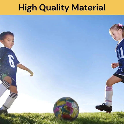 Size 4/5 Light Up Soccer Ball Glow in The Dark Night Training Game Ball