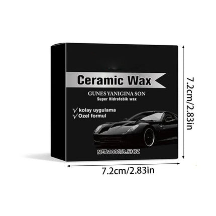 3PCS Titanium Ceramic Wax Cream,Strong Protection Car Coating Polishing Wax