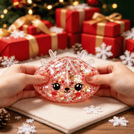 Christmas Dumpling Squishy Toy Giant Dumpling Reindeer Stress Relief Toy